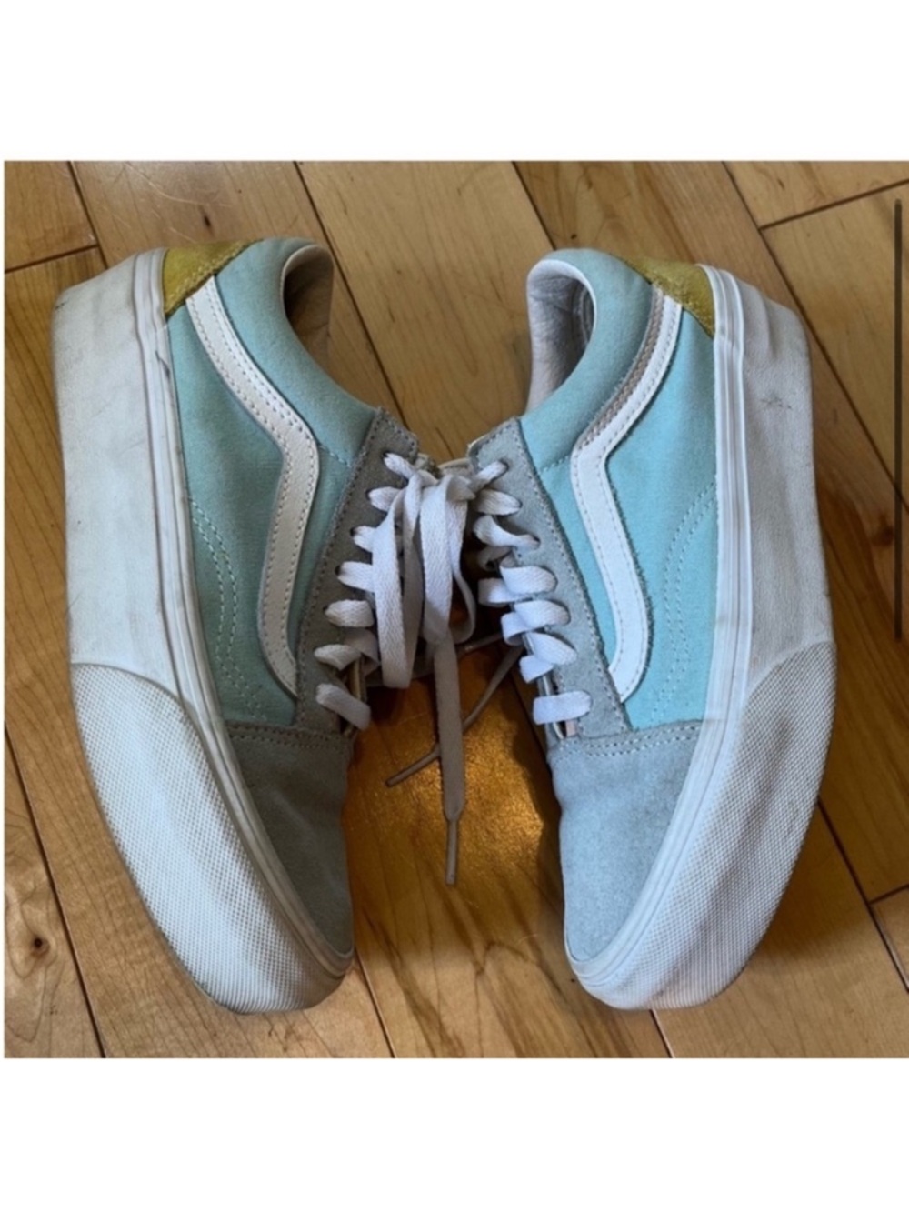 Vans Old Skool PlatformPastel Colorblock Sneakers size six (6) - Picture 3 of 9